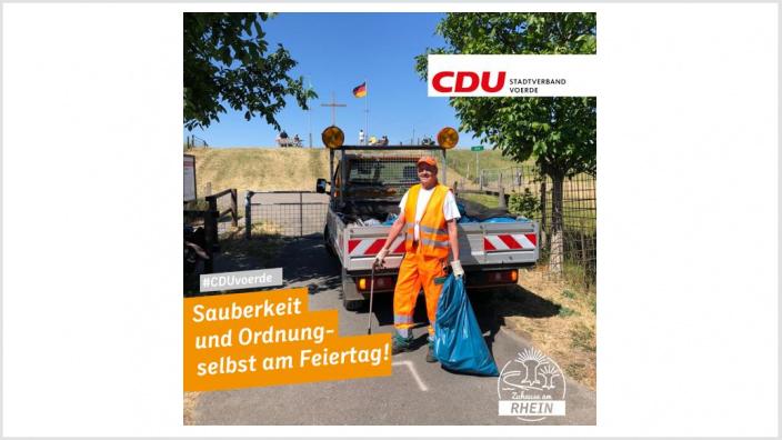 Aufräumen Feiertag